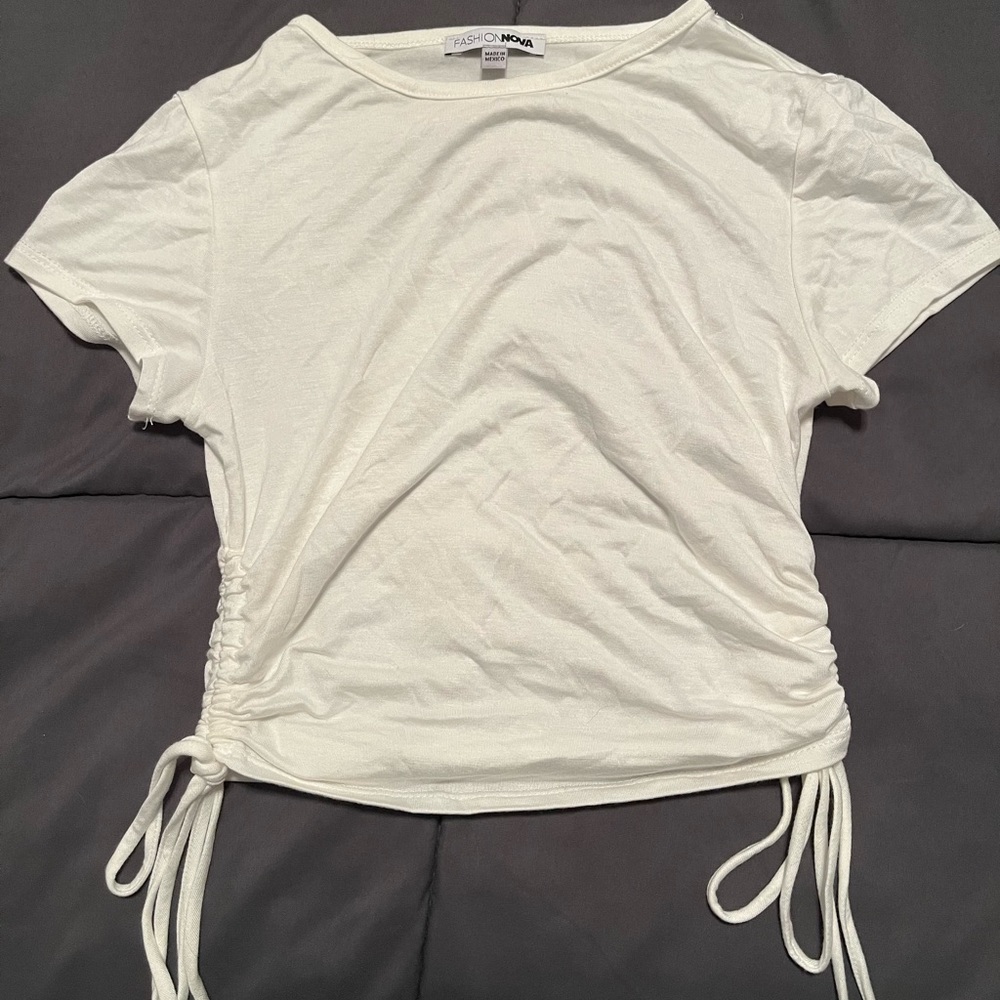 White Fashion Nova Short Sleeve